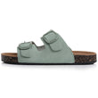 Mules sandalias Mujer Doble Correa Salvia