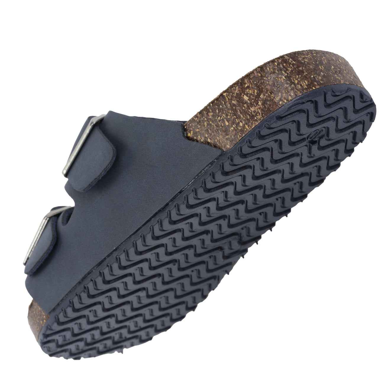 Mules sandalias Niños doble correa Marino