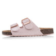 Mules sandalias Niños doble tira Rosa