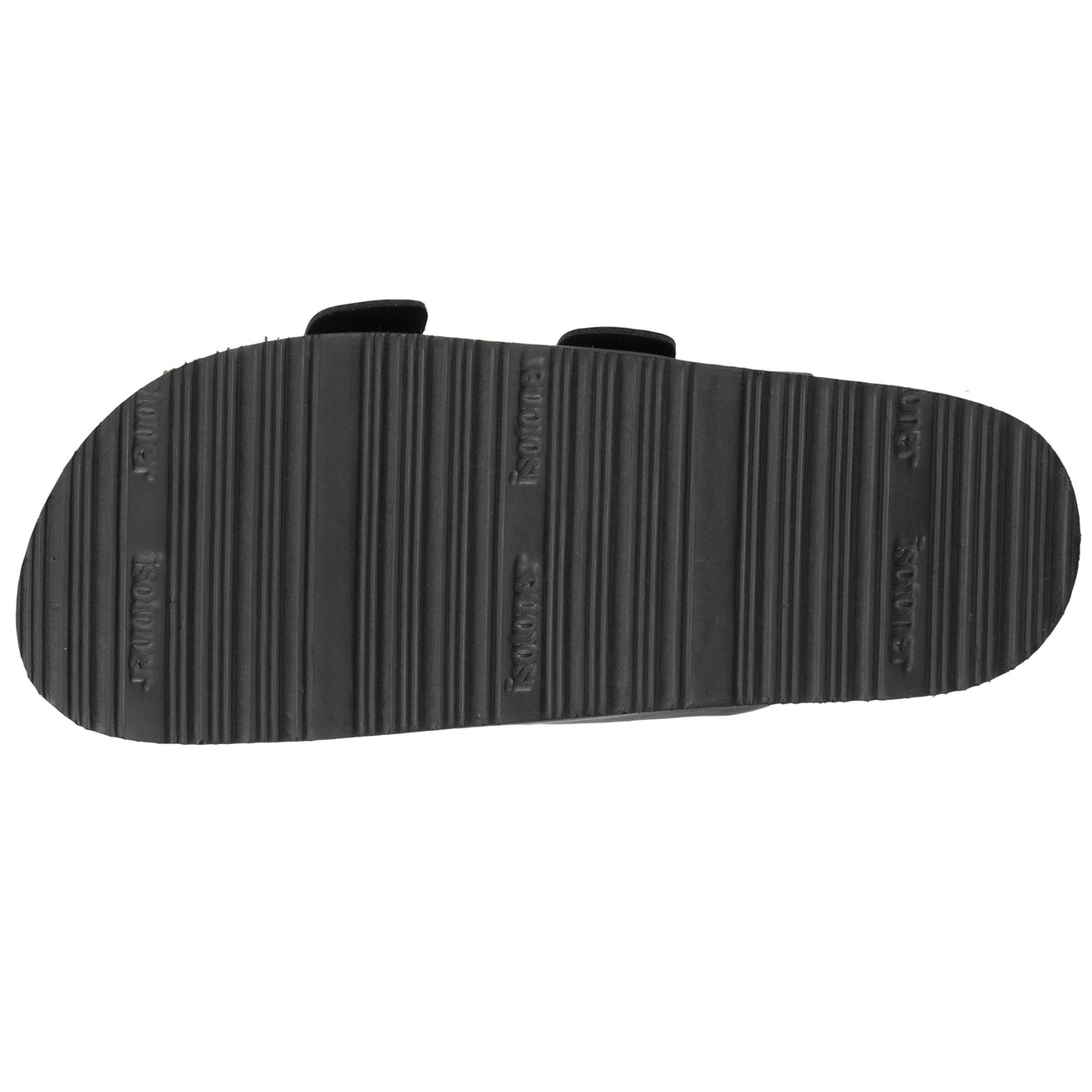 Mules sandalias Mujer Doble Correa plataforma Negro
