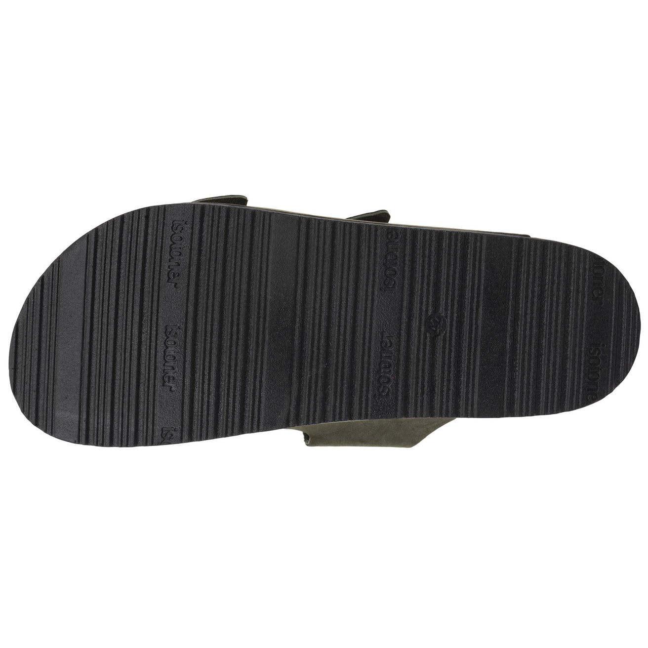 Mules sandalias Hombre Doble Correa Caqui