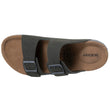 Mules sandalias Hombre doble correa Caqui
