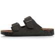 Mules sandalias Hombre doble correa Caqui
