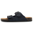 Mules sandalias Hombre Doble Correa Marino