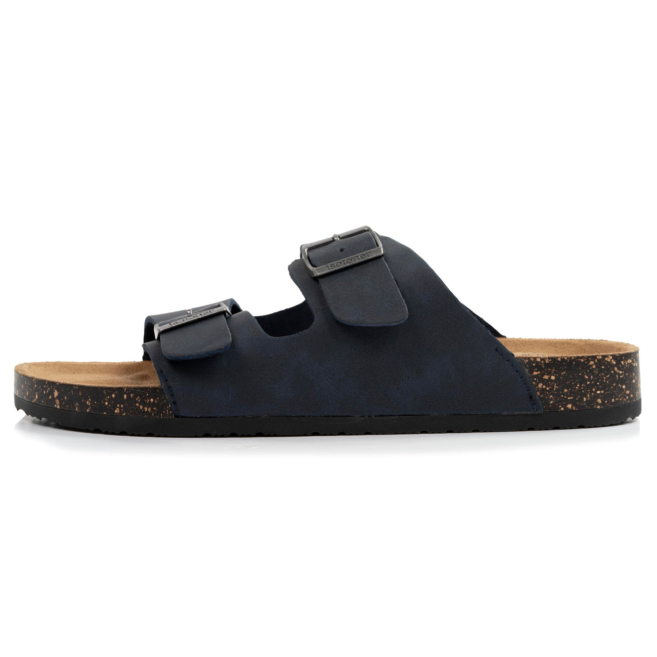 Mules sandalias Hombre Doble Correa Marino