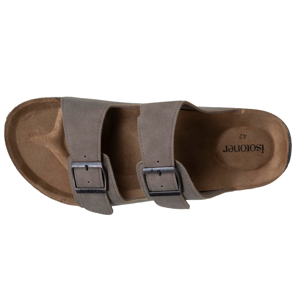 Chinelas Sandalias Hombre doble correa Taupe - Isotoner