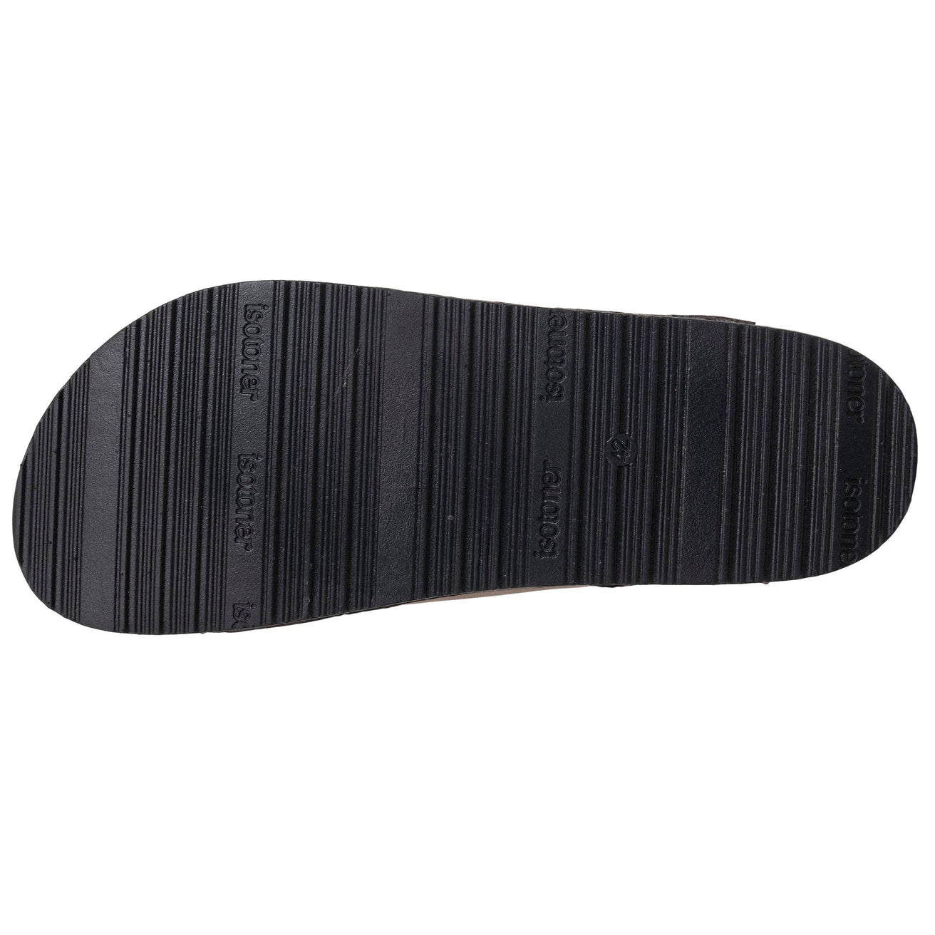 Mules sandalias Hombre Doble Correa Velcros Chocolate