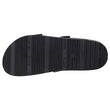 Mules sandalias Hombre Doble Correa Velcros Negro