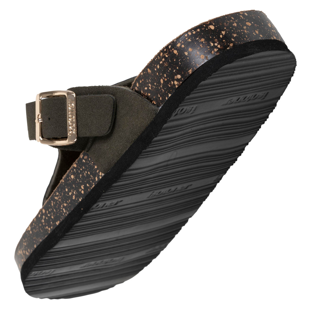 Mules chanclas Mujer Caqui