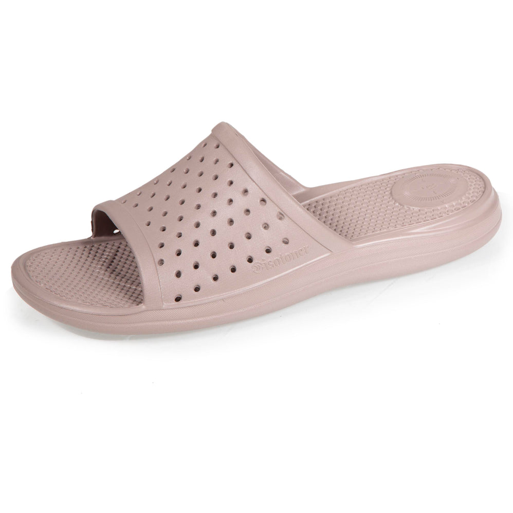 Mules chancletas Mujer caladas Topo - Isotoner