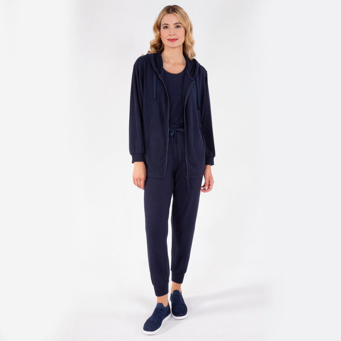 Pantalón jogger Mujer Azul marino