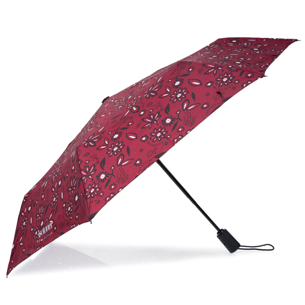 Paraguas Auto Bandana Burdeos - Isotoner