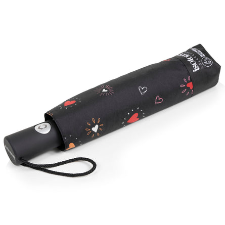 Paraguas Automático Corazón Rojo - Isotoner