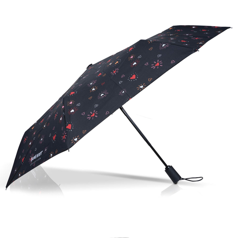 Paraguas Automático Corazón Rojo - Isotoner