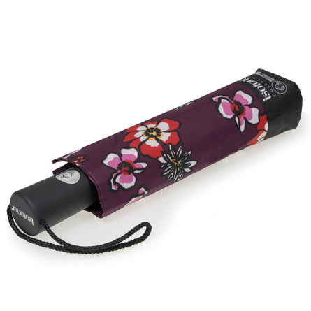 Parapluie Auto Fleurs Pensées - Isotoner