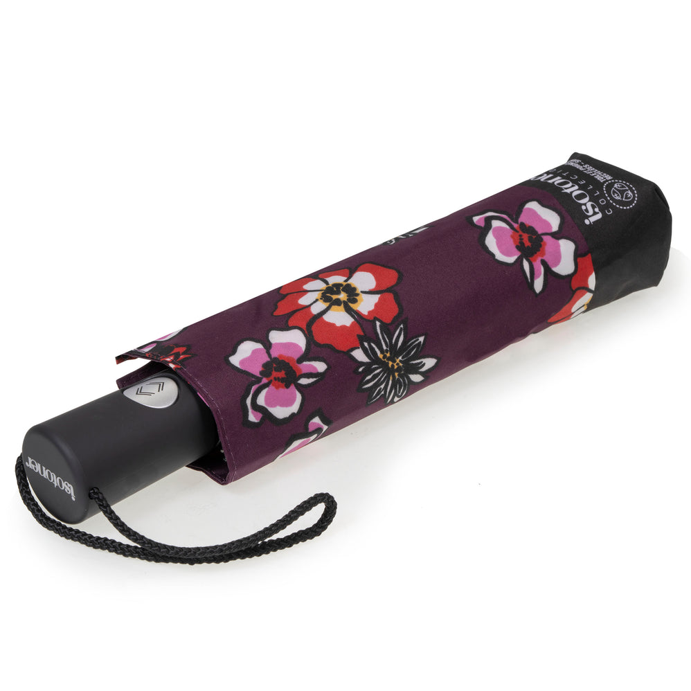 Paraguas Automático Flores Pensamientos - Isotoner