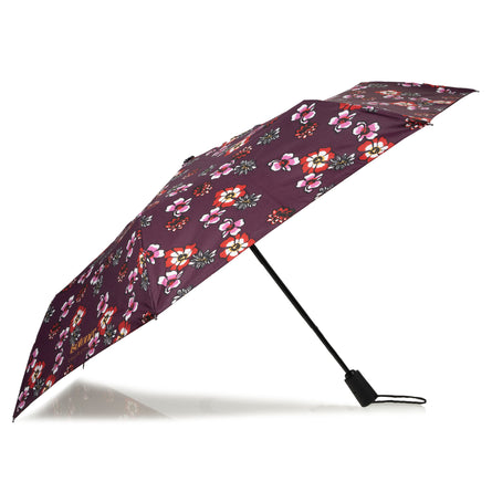 Parapluie Auto Fleurs Pensées - Isotoner