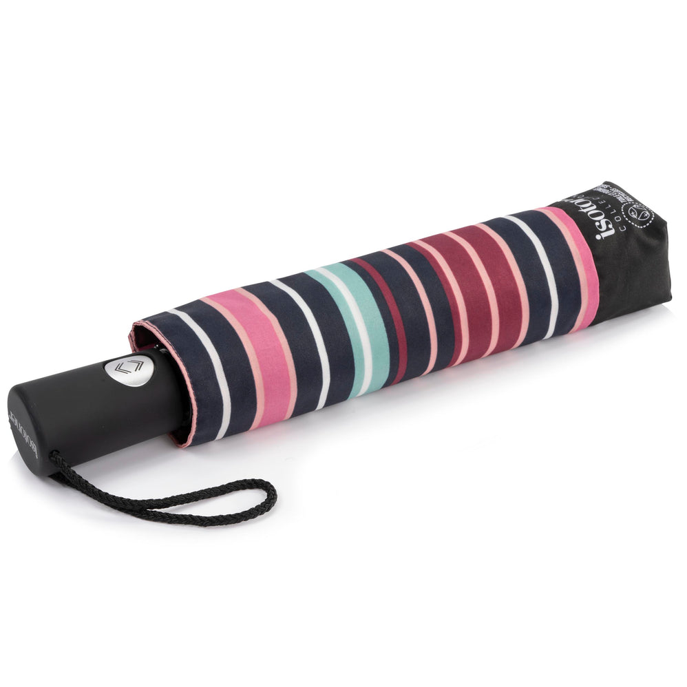 Paraguas Automático Rayas Blush - Isotoner