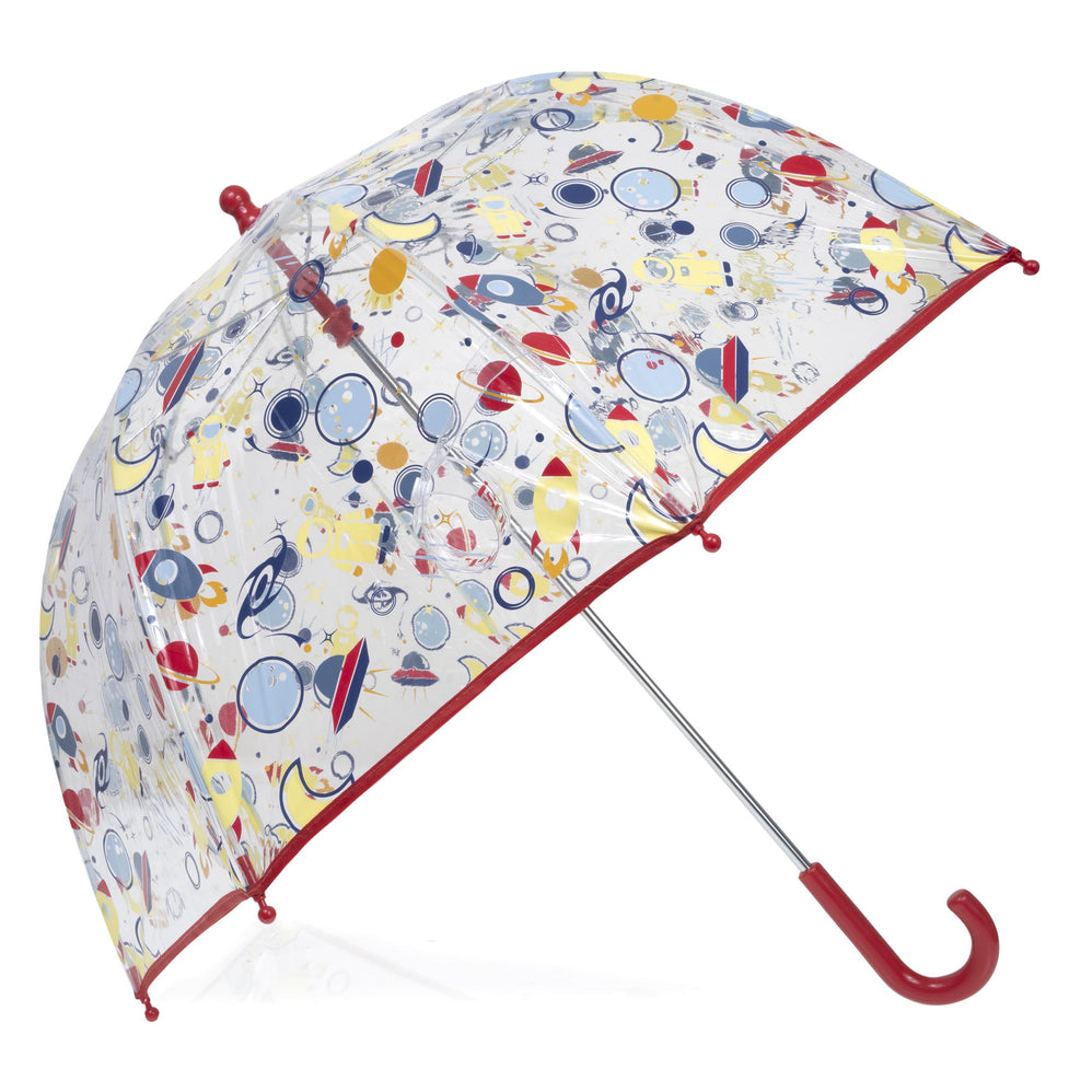 Paraguas Niños transparente PVC/Cosmonauta - Isotoner