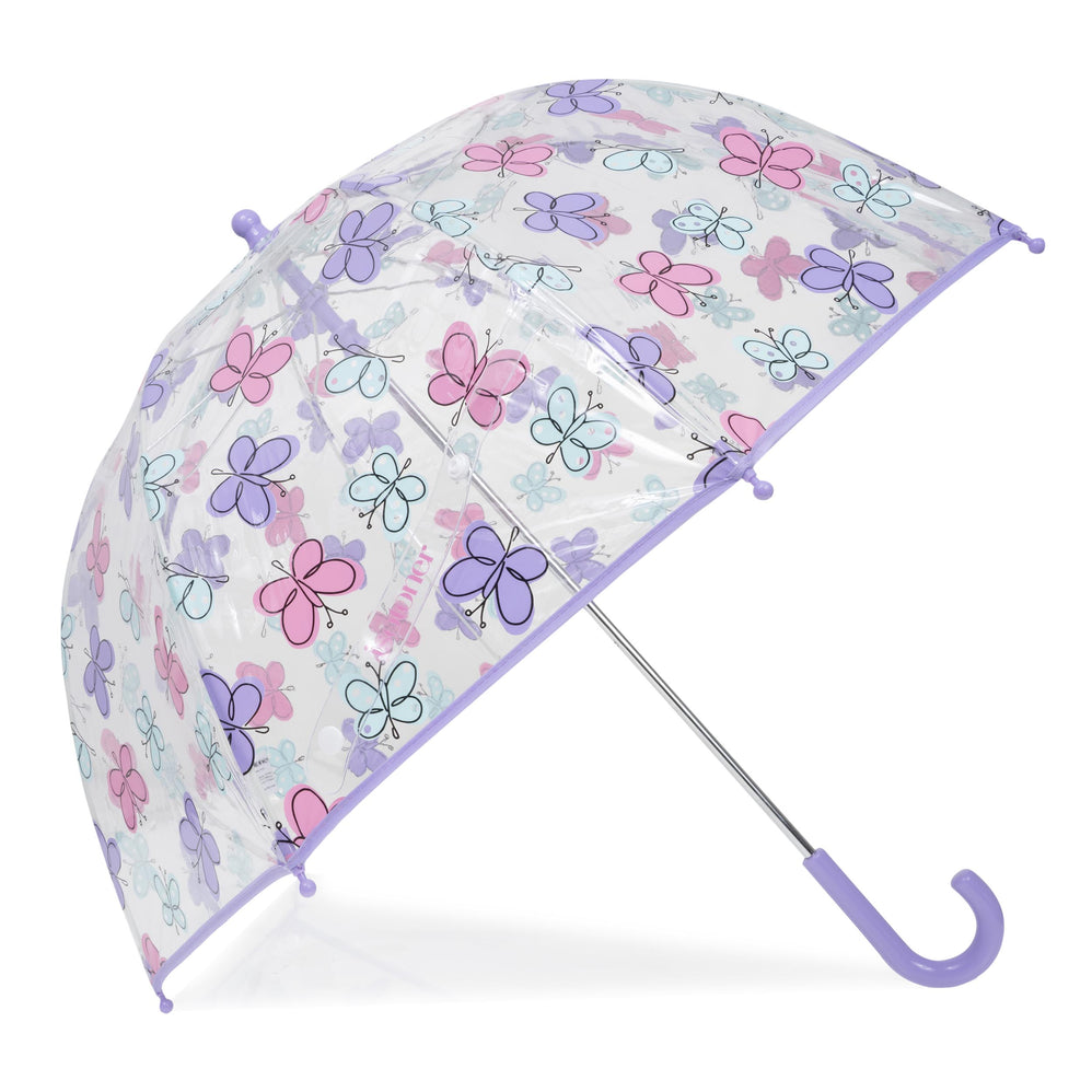 Paraguas Niños transparente PVC/Mariposas - Isotoner