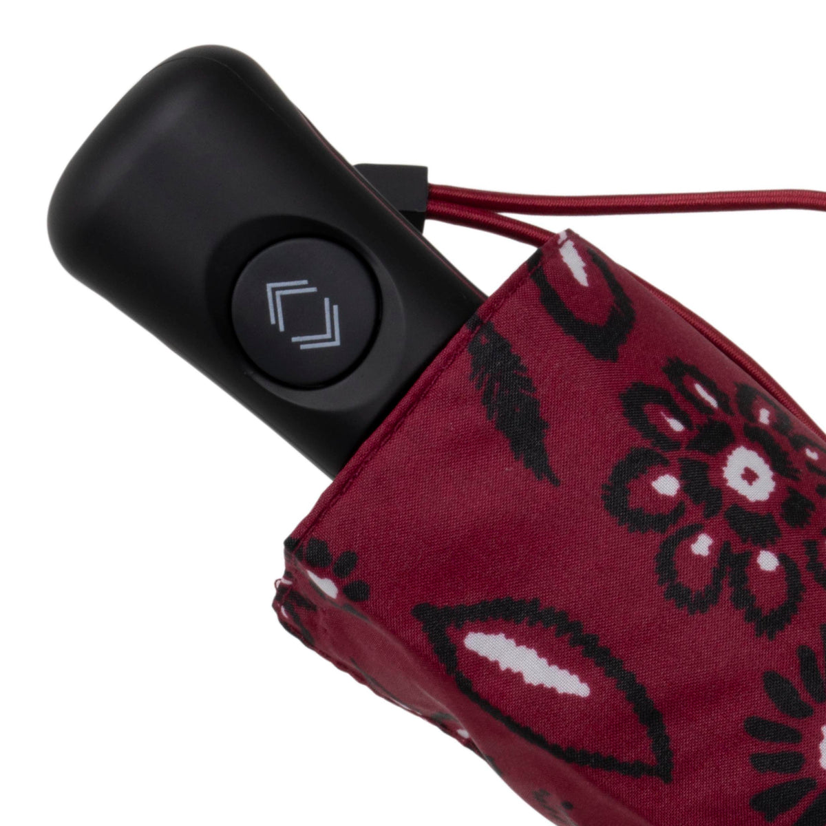 Paraguas Mini Auto Bandana Burdeos