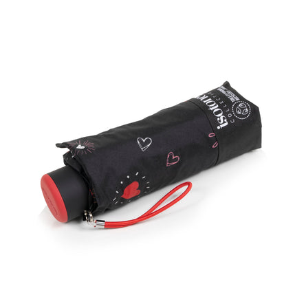 Paraguas Mini Slim Corazón Rojo - Isotoner