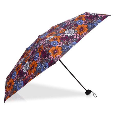 Parapluie Mini Slim Fleurs Seventies - Isotoner