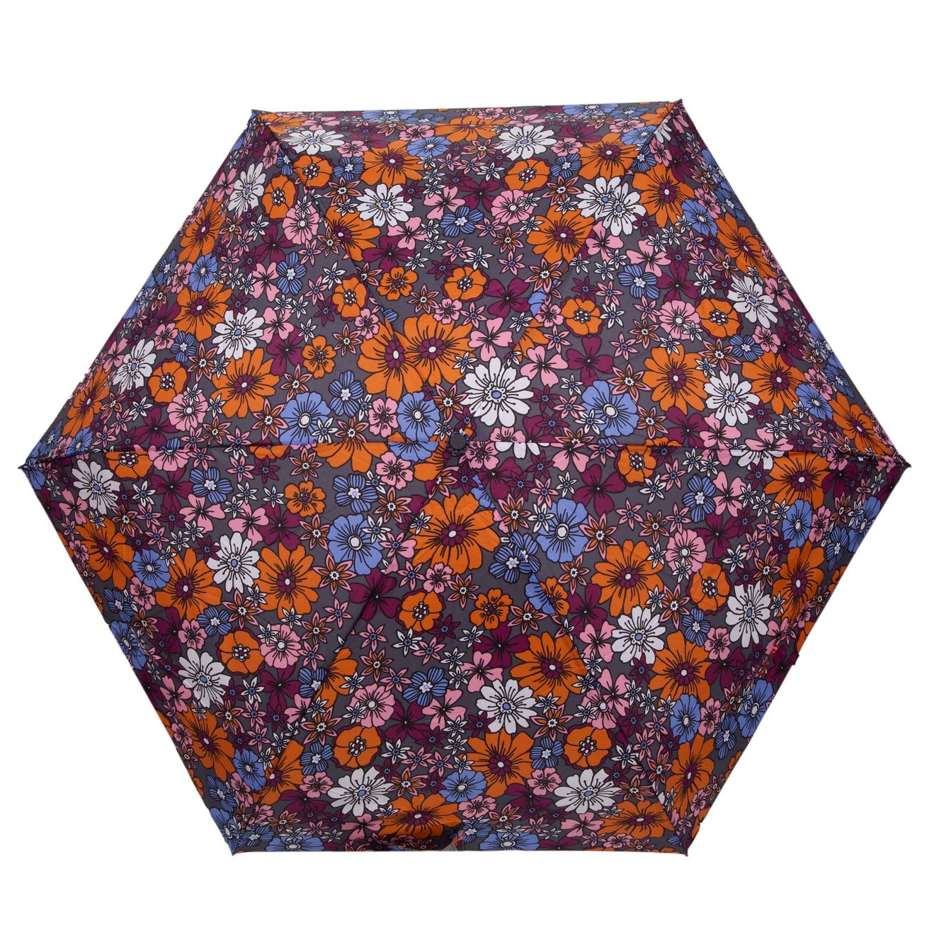 Parapluie Mini Slim Fleurs Seventies