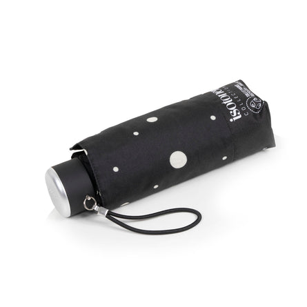 Paraguas MINI Lunares cereza rosa - Isotoner