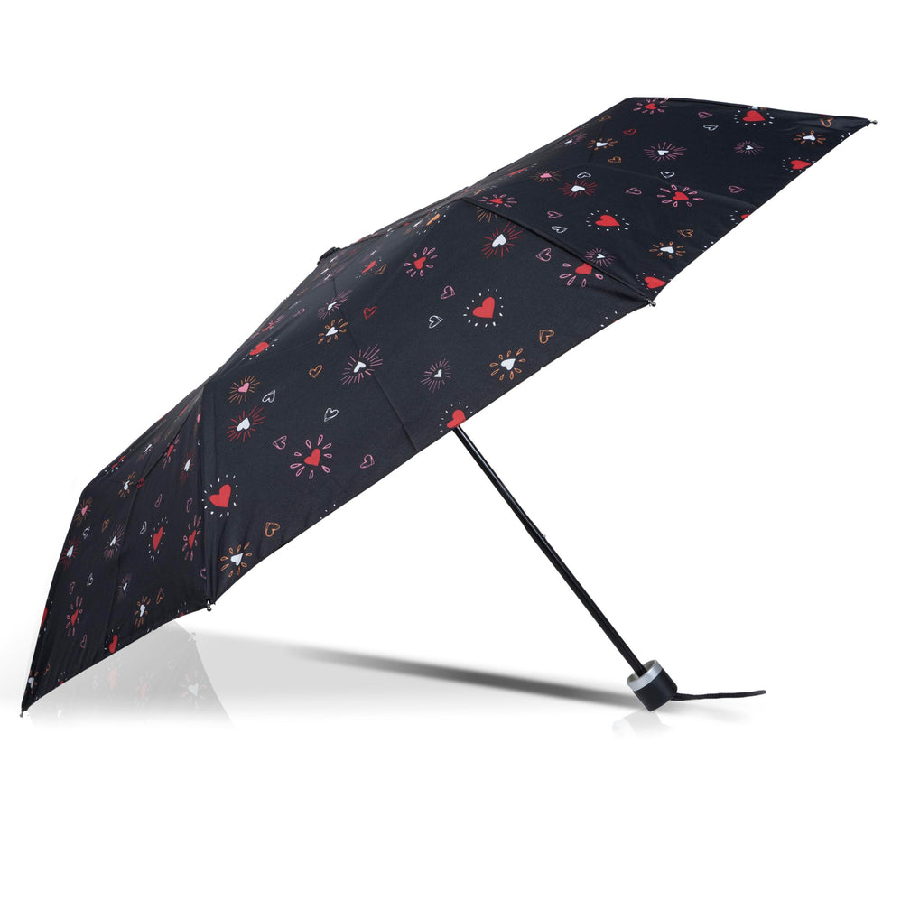 Paraguas Pequeño Precio Mini Corazón Rojo - Isotoner