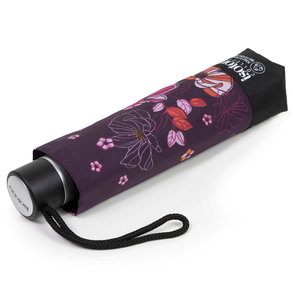 Paraguas Buen Precio Flores Berenjena - Isotoner