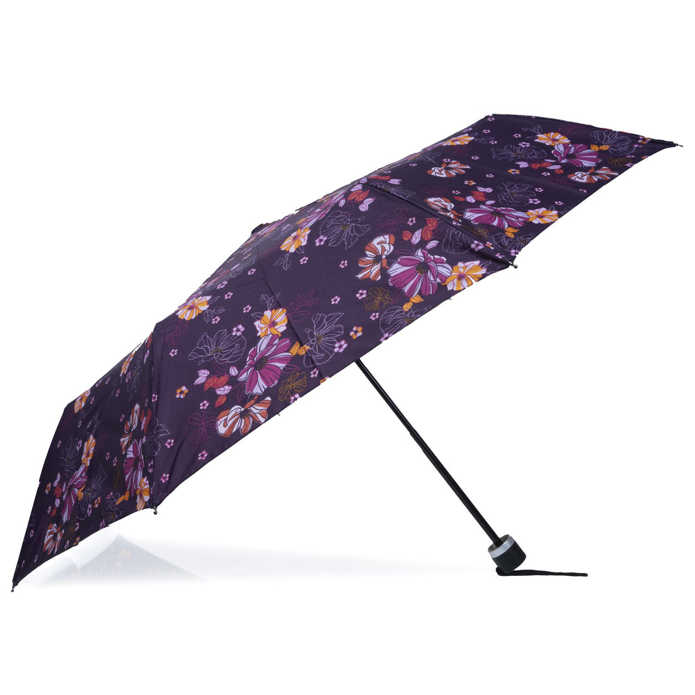 Paraguas Buen Precio Flores Berenjena - Isotoner