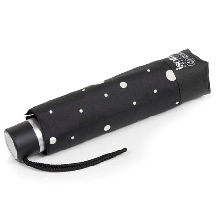 Paraguas Pequeño Precio Mini Lunares Negro/Amarillo - Isotoner