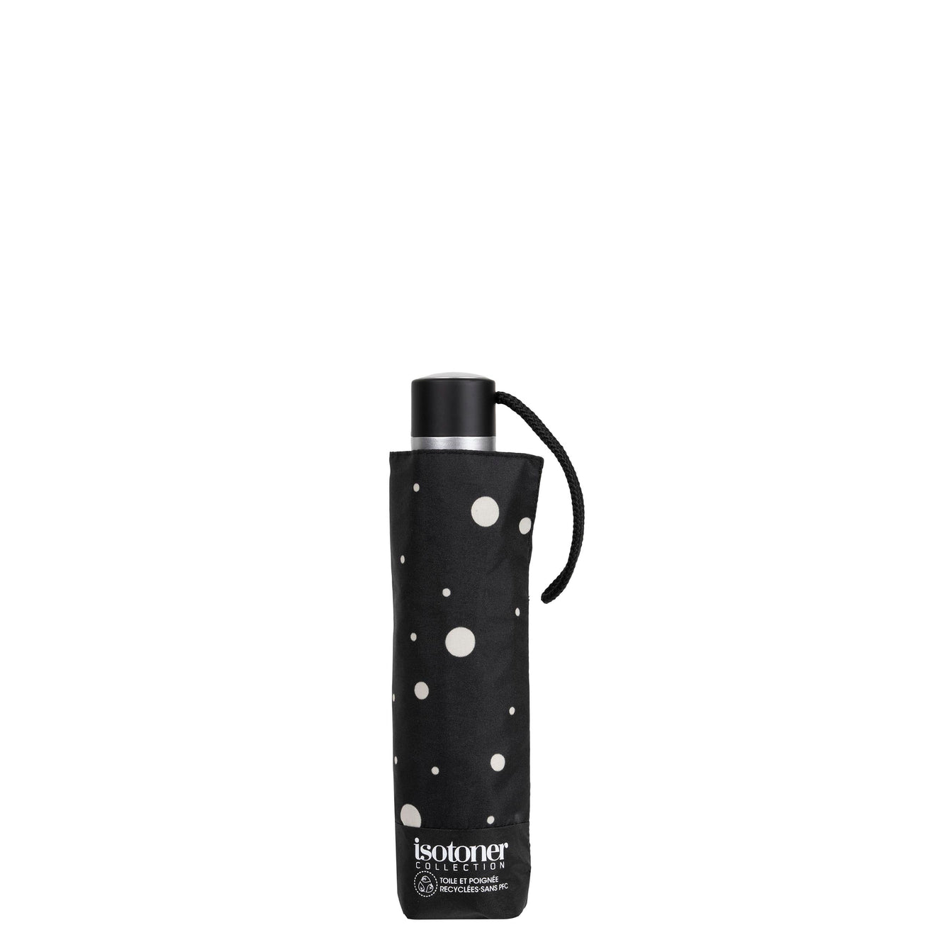 Paraguas Pequeño Precio Mini Lunares Negro/Amarillo