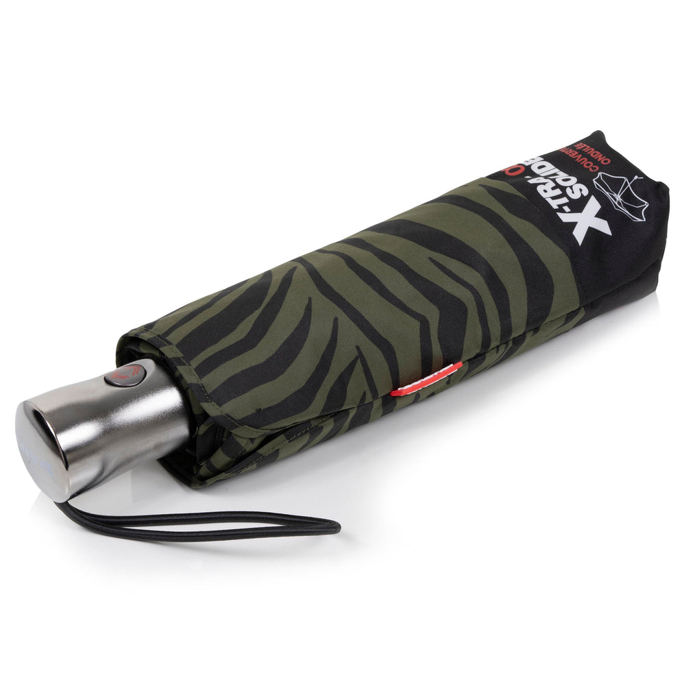 Paraguas X-TRA RESISTENTE ALPHA 28 cm Cebra Caqui - Isotoner