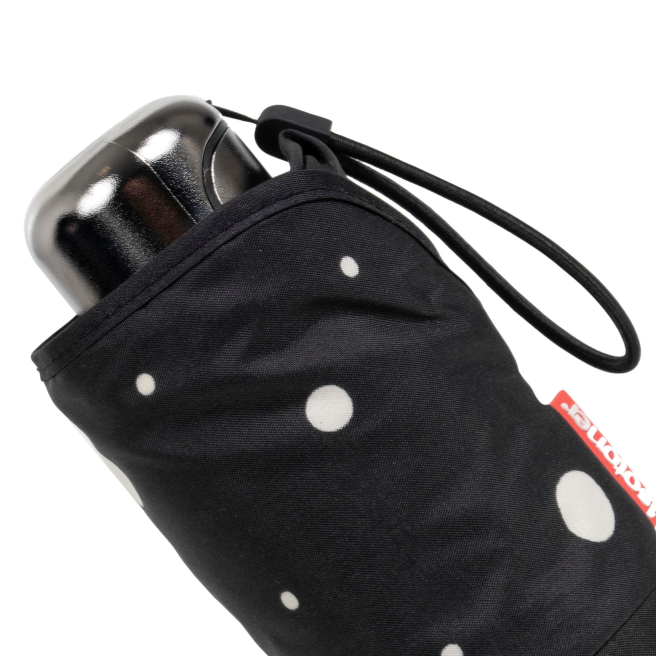 Paraguas X-TRA RESISTENTE ALPHA 17,5 cm Lunares Negro/Amarillo