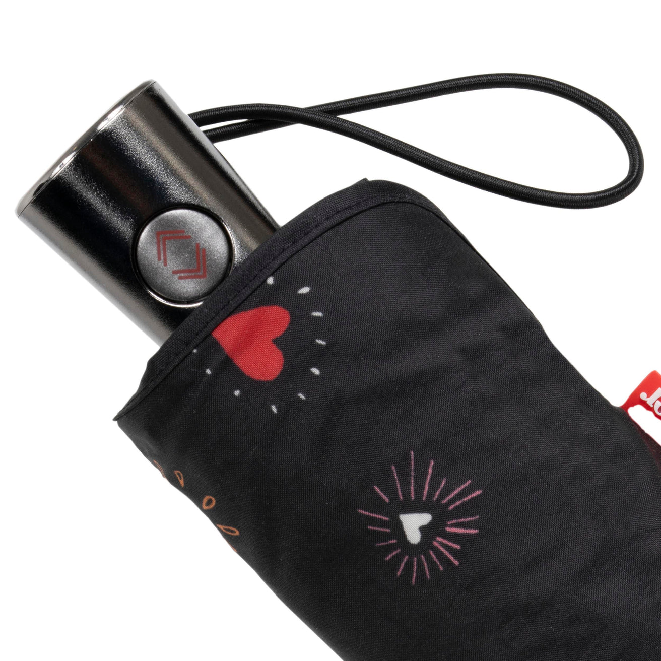 Paraguas X-TRA RESISTENTE ALPHA 23 cm Corazón Rojo