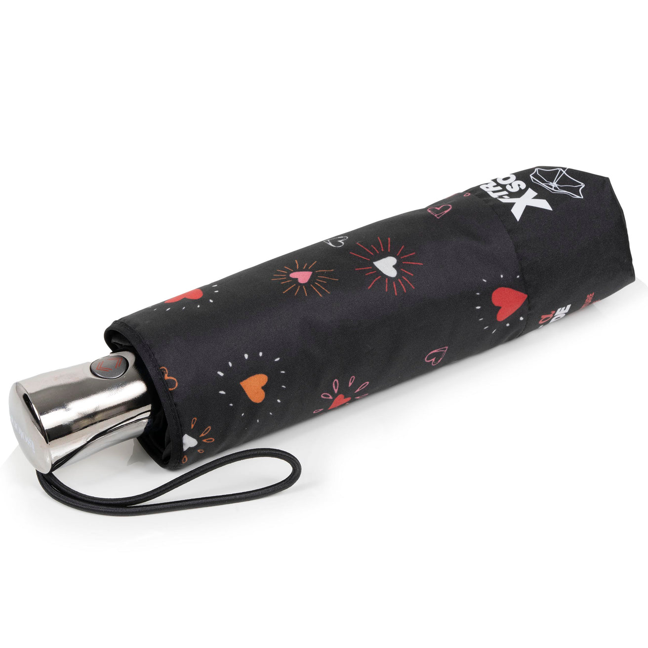 Paraguas X-TRA RESISTENTE ALPHA 28 cm Corazón Rojo