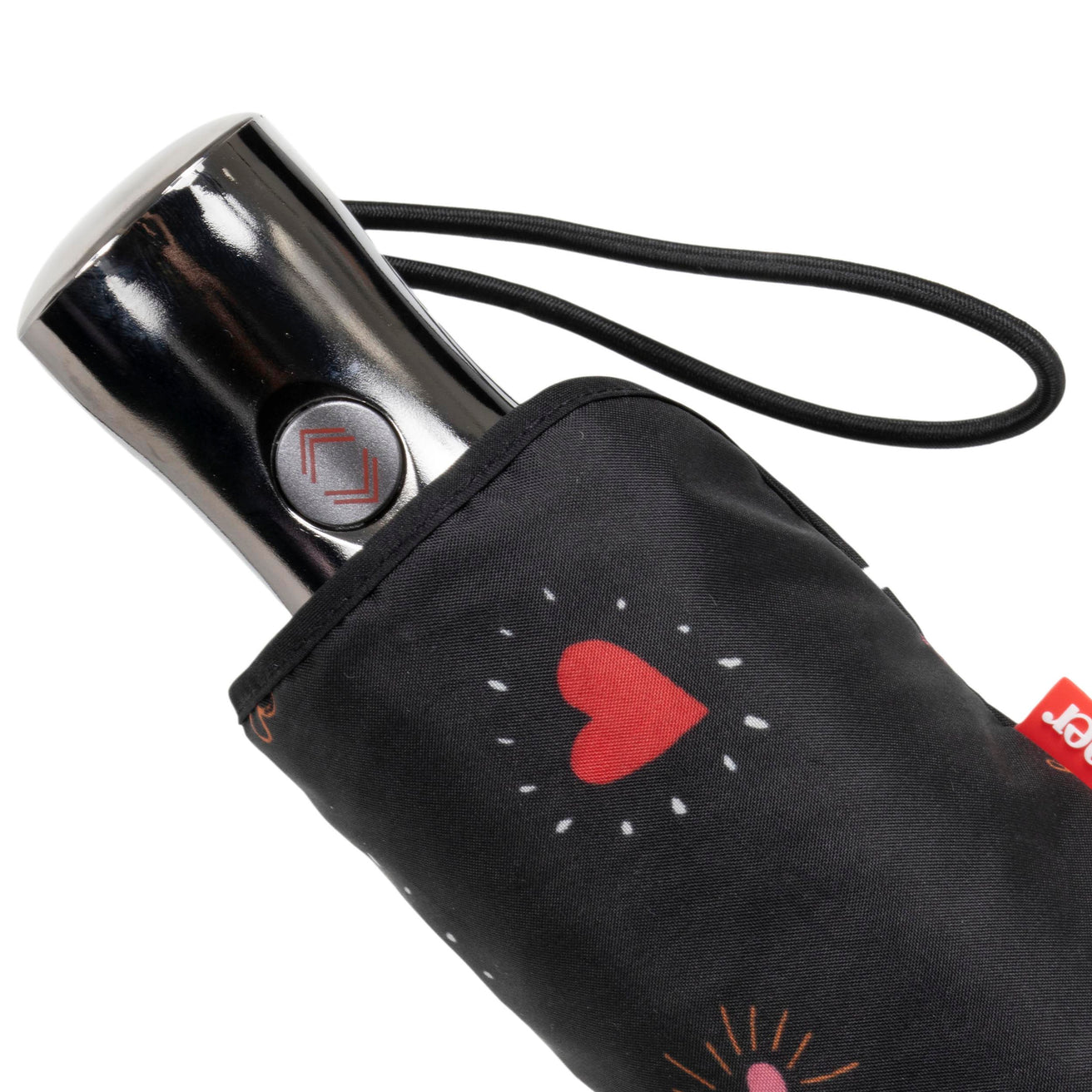 Paraguas X-TRA RESISTENTE ALPHA 28 cm Corazón Rojo