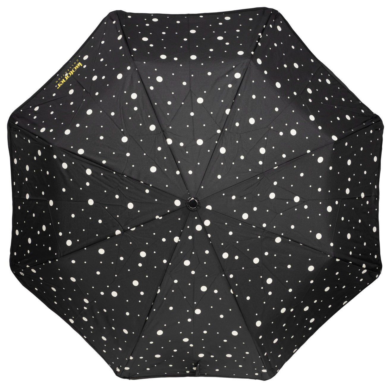 Paraguas X-TRA RESISTENTE ALPHA 28 cm Lunares Negro/Amarillo