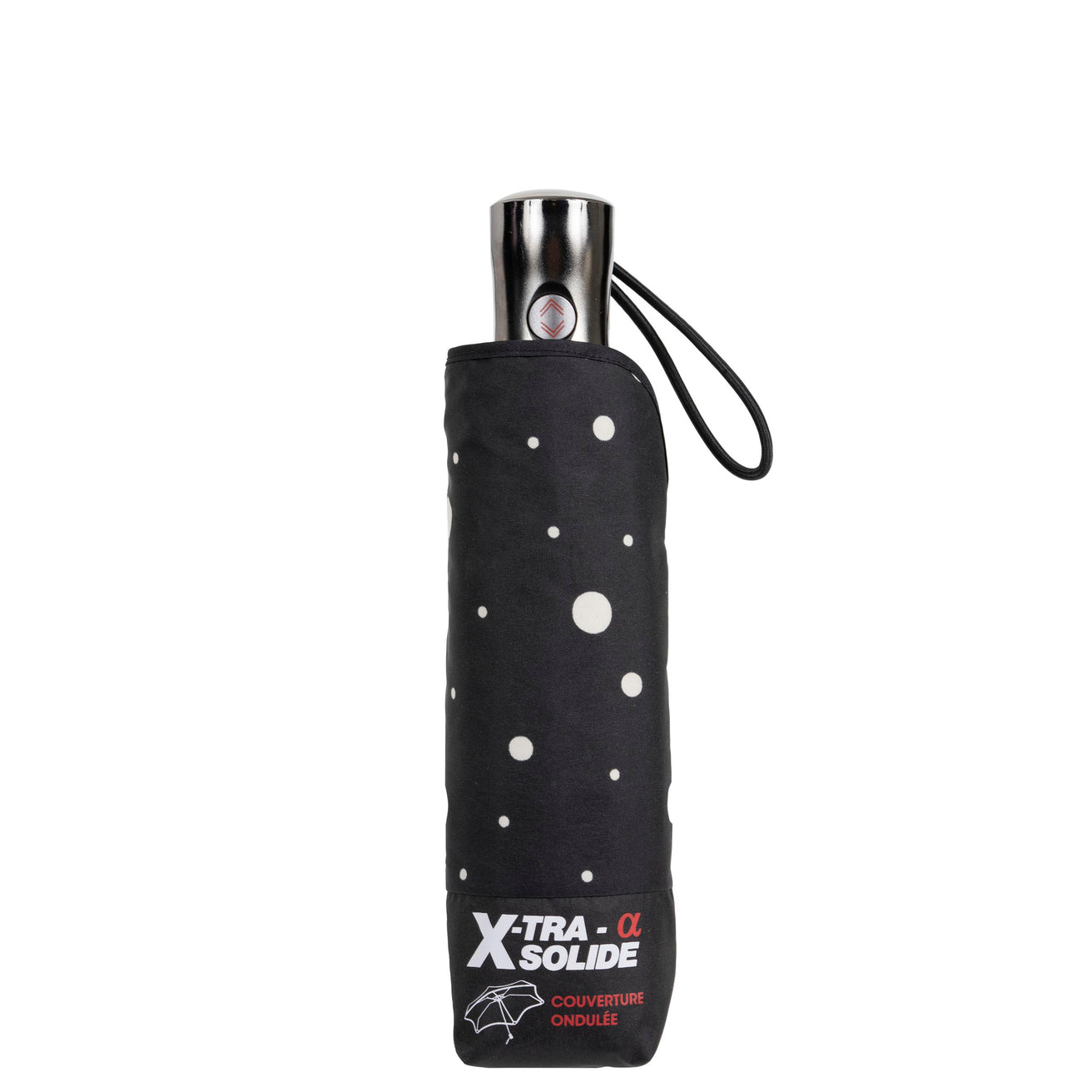 Paraguas X-TRA RESISTENTE ALPHA 28 cm Lunares Negro/Amarillo