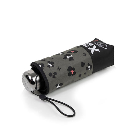 Paraguas X-TRA RESISTENTE ALPHA 17,5 cm Leopardo Caqui - Isotoner