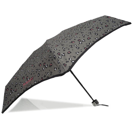 Paraguas X-TRA RESISTENTE ALPHA 17,5 cm Leopardo Caqui - Isotoner