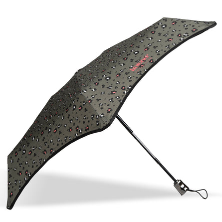 Paraguas X-TRA RESISTENTE ALPHA 23 cm Leopardo Caqui - Isotoner
