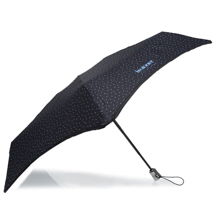 Paraguas X-TRA RESISTENTE ALPHA 28 cm Lunares Mini Negro - Isotoner