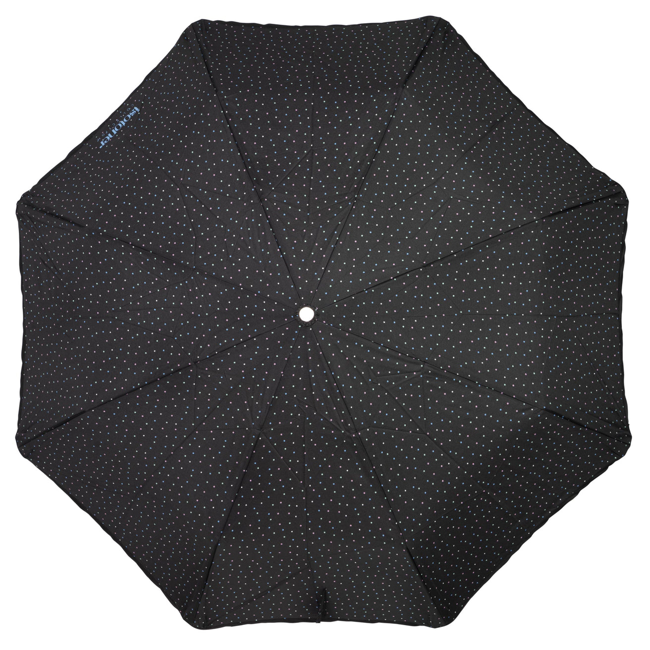 Paraguas X-TRA RESISTENTE ALPHA 28 cm Lunares Mini Negro