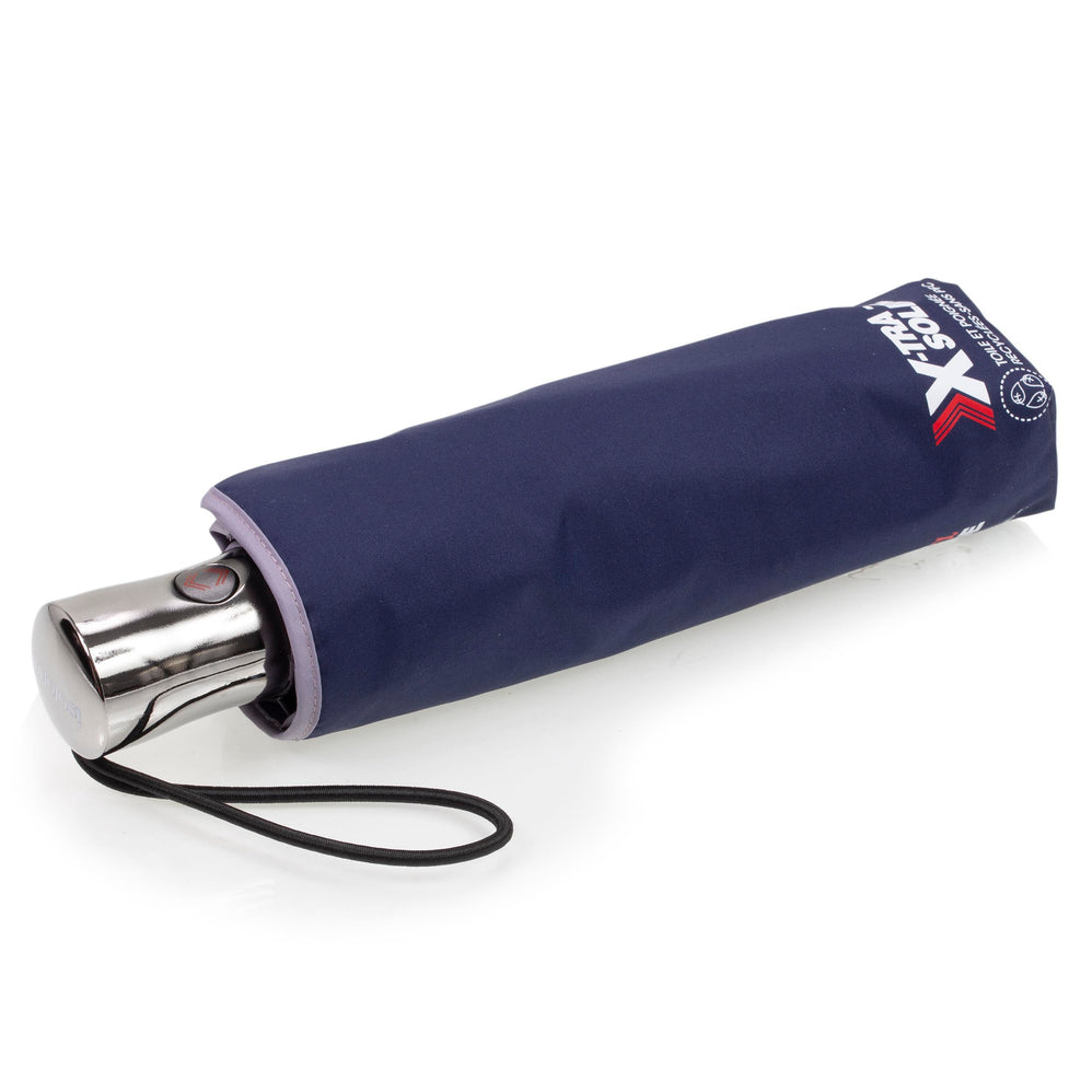 Paraguas ALPHA X-TRA RESISTENTE 28cm Marino ribete oscuro - Isotoner