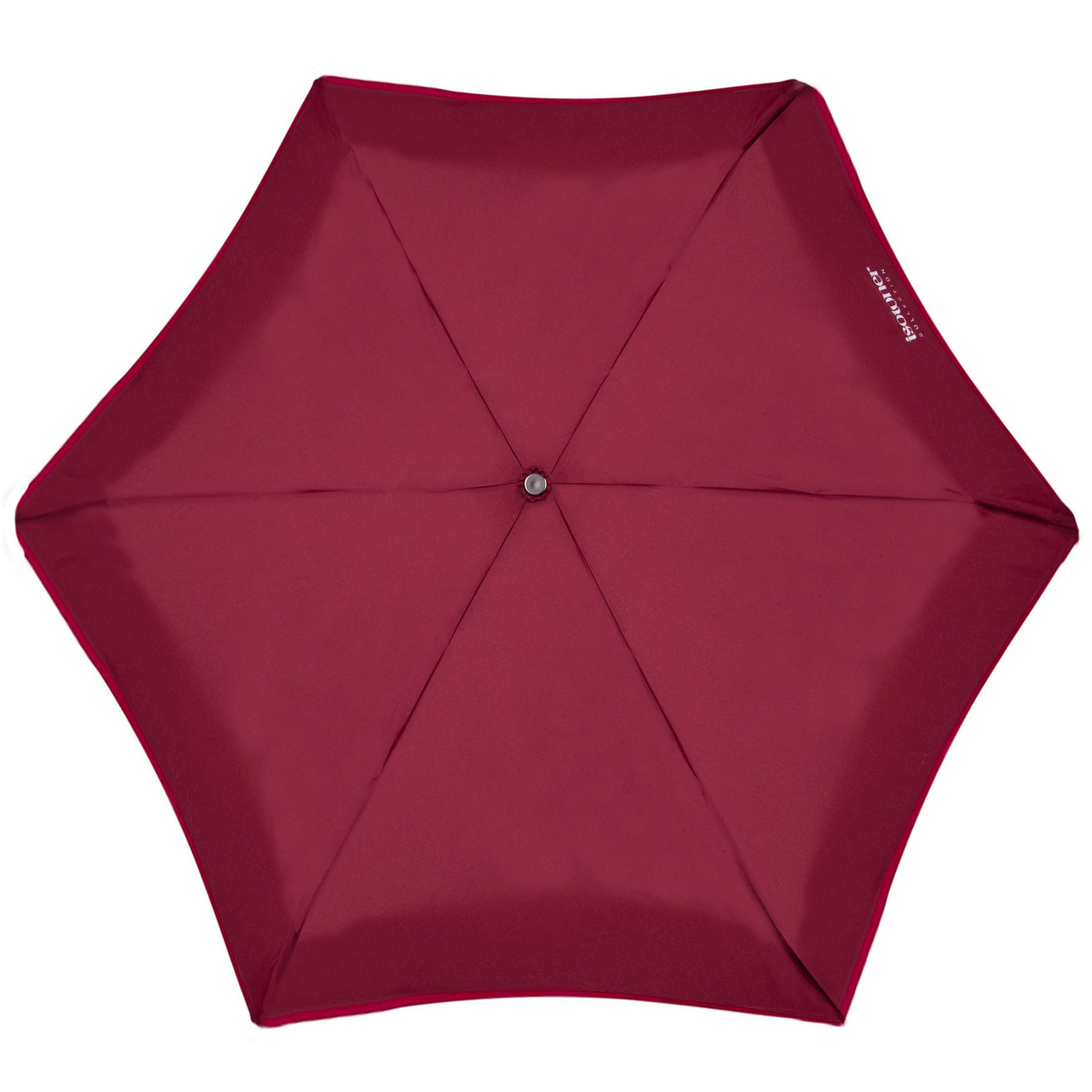 Paraguas ALPHA X-TRA RESISTENTE 23cm Burdeos ribete oscuro