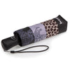 Paraguas reciclado automático Patchwork Rayas patchwork animal - Isotoner