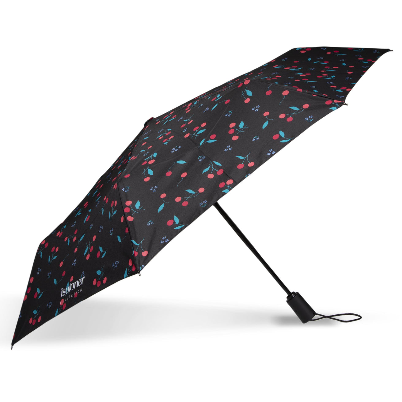 Parapluie Auto Pois cerise rose